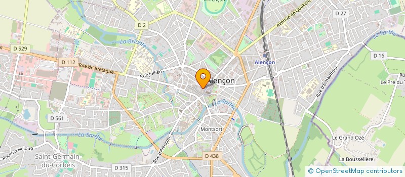 localisation de l'entreprise SAS HPGM à ALENCON