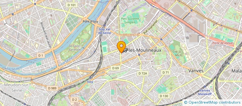 localisation de l'entreprise SAS HRLD à ISSY-LES-MOULINEAUX