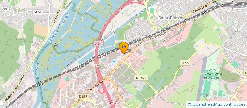 localisation de l'entreprise SAS HSR à MOULINS-LES-METZ