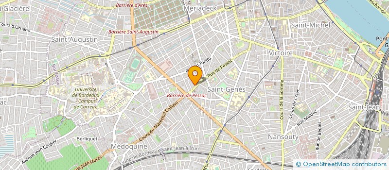localisation de l'entreprise SAS HUB LAB à BORDEAUX