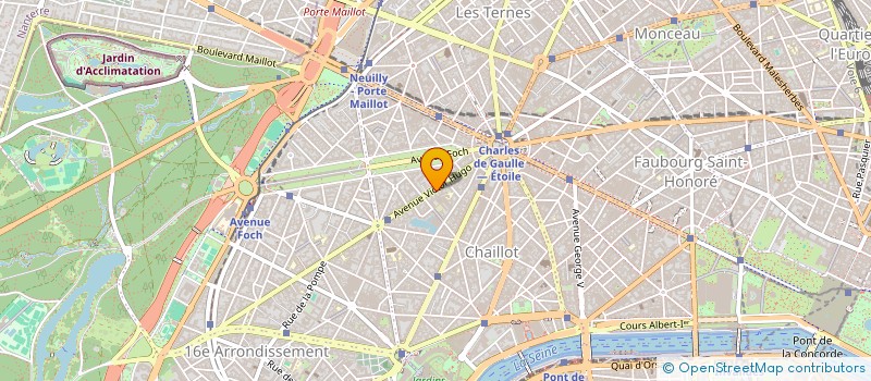 localisation de l'entreprise SAS HUGO HOLDING SOCIETE DE PARTICIPATIONS FINANCIERES DE PROFESSION LIBERALE D AVOCATS  PARIS