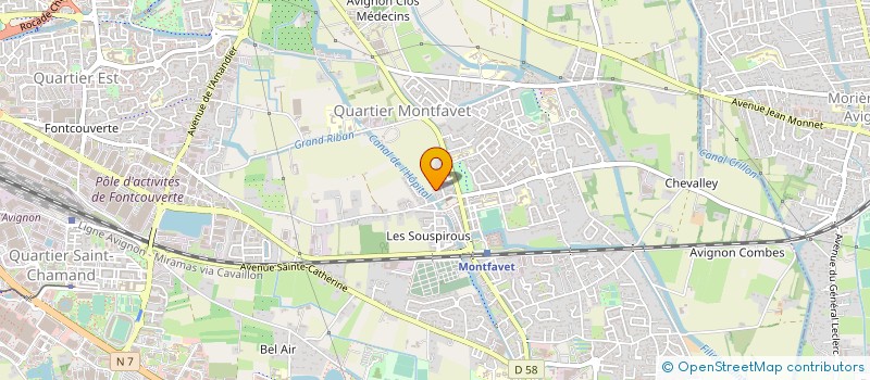 localisation de l'entreprise SAS HUGUES à MORIERES-LES-AVIGNON