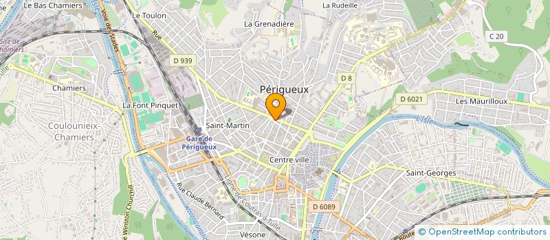 localisation de l'entreprise SAS HUNI  PERIGUEUX