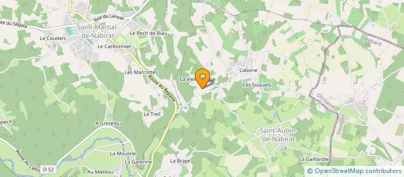 localisation de l'entreprise SAS HUSTON à GROLEJAC