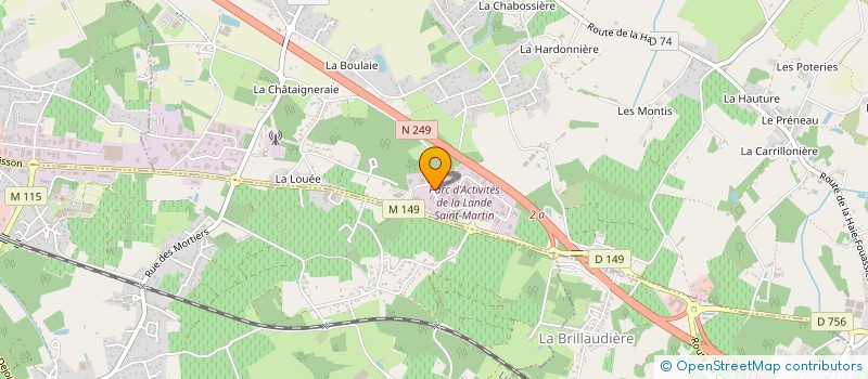 localisation de l'entreprise SAS HUTEAU-MENARD à HAUTE-GOULAINE