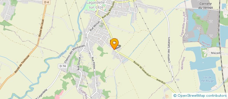 localisation de l'entreprise SAS HWS AGENCY  LAGARDELLE-SUR-LEZE