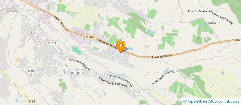 localisation de l'entreprise SAS HYDREAUCLIN  CAMBON