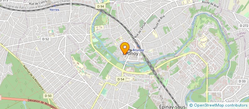 localisation de l'entreprise SAS HYPE STORE  BRUNOY