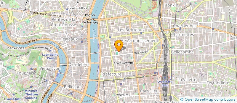 localisation de l'entreprise SAS I C E à LYON