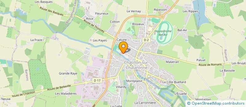 localisation de l'entreprise SAS I-GIENE  CHATILLON-SUR-CHALARONNE