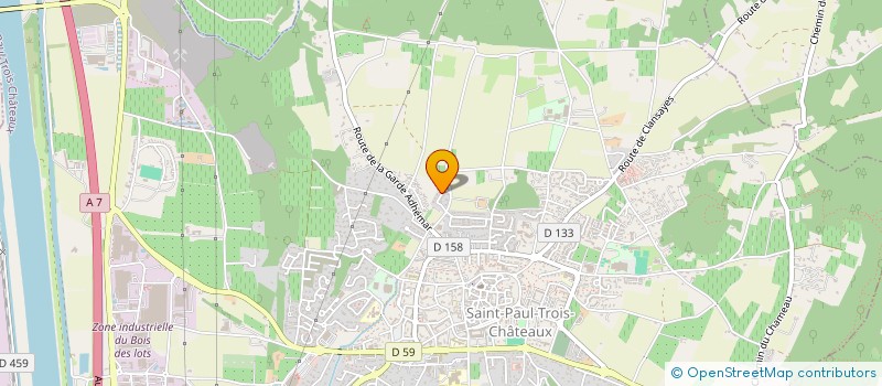 localisation de l'entreprise SAS I & S NUCLEAIRE SERVICES  SAINT-PAUL-TROIS-CHATEAUX