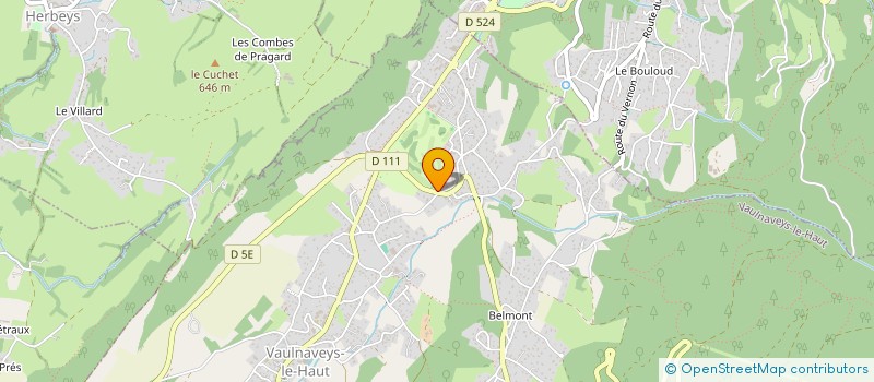 localisation de l'entreprise SAS I2D  VAULNAVEYS-LE-HAUT