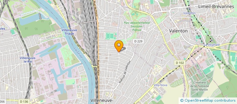 localisation de l'entreprise SAS IAAZA  VILLENEUVE-SAINT-GEORGES