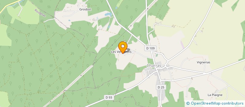 localisation de l'entreprise SAS IBIZA à CHARRAS