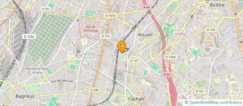localisation de l'entreprise SAS ICECS IMMO  ARCUEIL