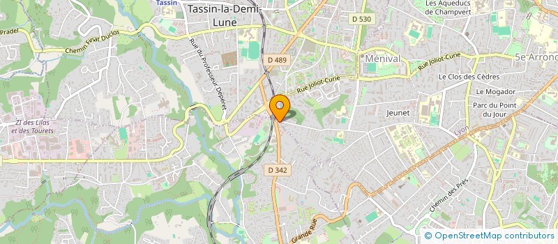 localisation de l'entreprise SAS ICI BAS  FRANCHEVILLE