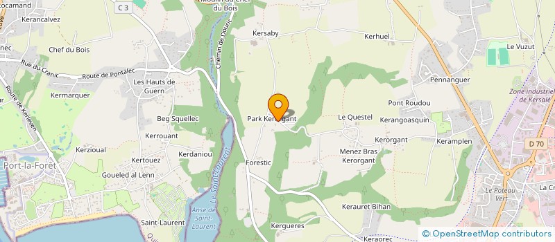 localisation de l'entreprise SAS ID CITY à CONCARNEAU