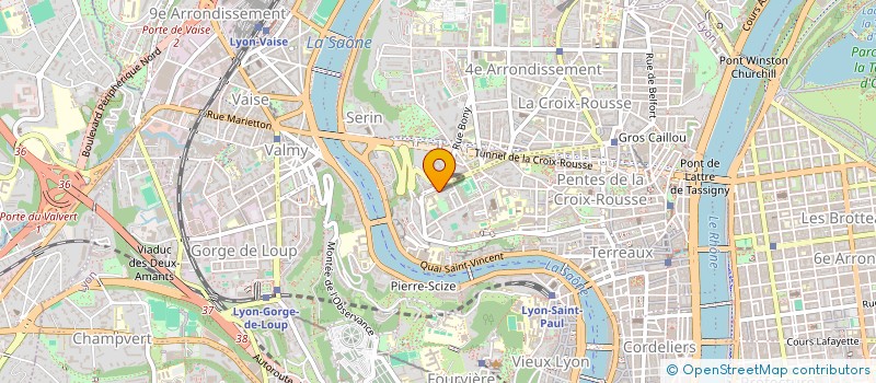 localisation de l'entreprise SAS ID TRANS à LYON