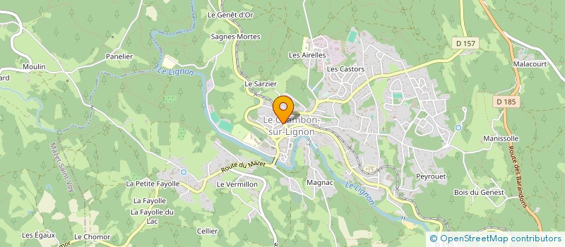 localisation de l'entreprise SAS IDEAL TEKI  LE CHAMBON-SUR-LIGNON