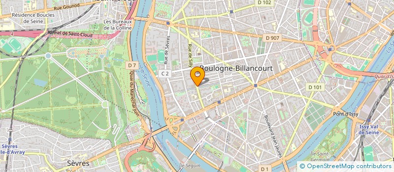 localisation de l'entreprise SAS IDF FROID ET CLIMATISATION à BOULOGNE-BILLANCOURT