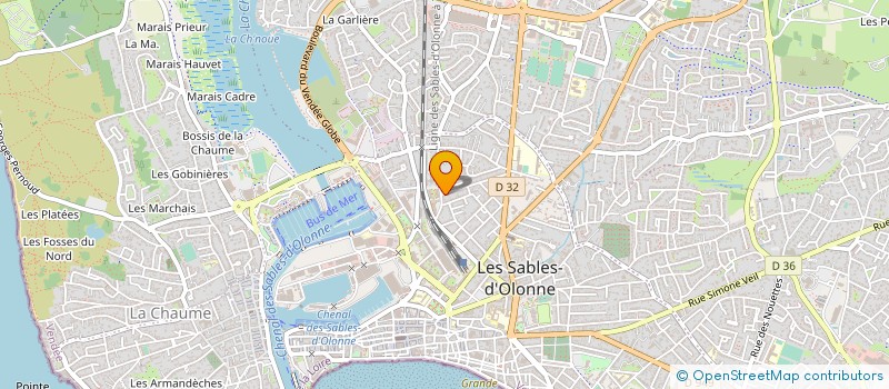 localisation de l'entreprise SAS IDP & ASSOCIES à LES SABLES D'OLONNE