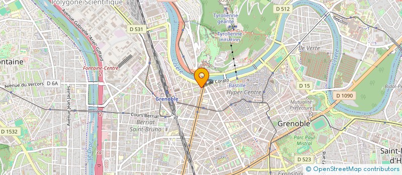 localisation de l'entreprise SAS IDRISS  GRENOBLE