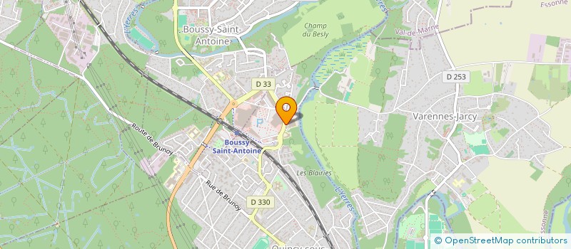 localisation de l'entreprise SAS IMAGERIE GALIEN  QUINCY-SOUS-SENART