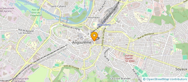 localisation de l'entreprise SAS IMAHE INSTITUT à ANGOULEME