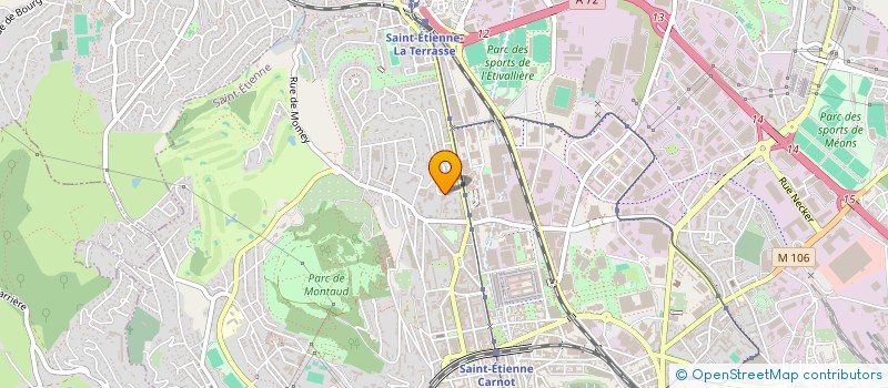 localisation de l'entreprise SAS IMALP 1  SAINT-ETIENNE