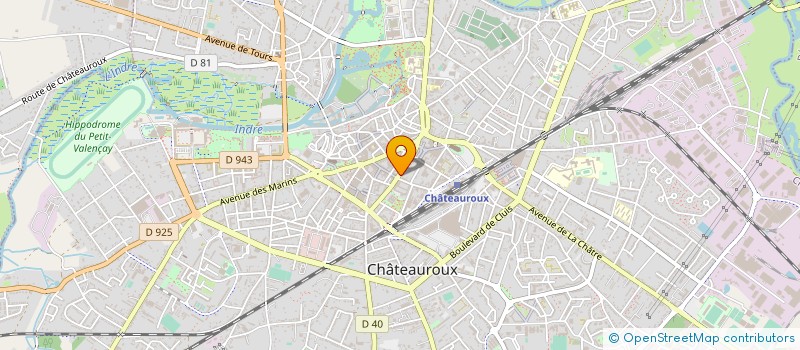 localisation de l'entreprise SAS IMEDI à CHATEAUROUX