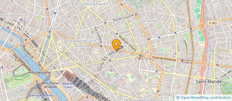 localisation de l'entreprise SAS IMMO 230  PARIS 12