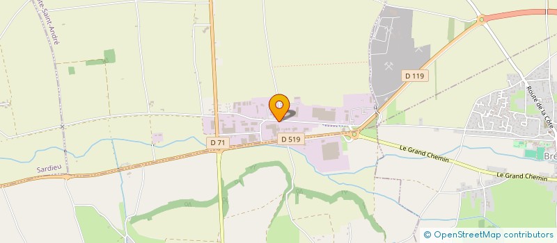 localisation de l'entreprise SAS IMMO BIEVRE LIERS  LA COTE-SAINT-ANDRE