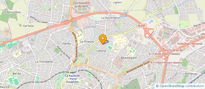 localisation de l'entreprise SAS IMMO'DAS  LA ROCHELLE