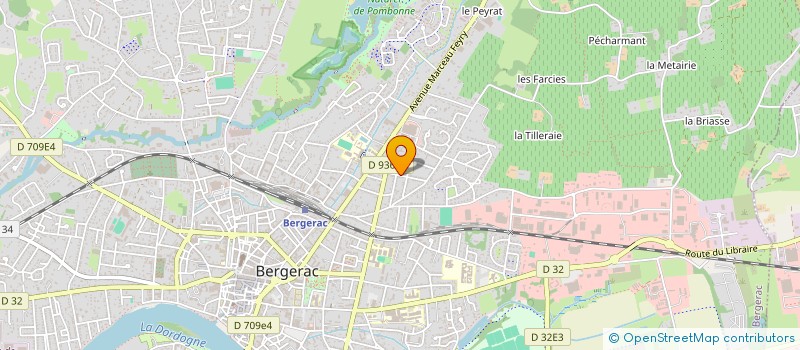 localisation de l'entreprise SAS IMMO DORDOGNE à BERGERAC