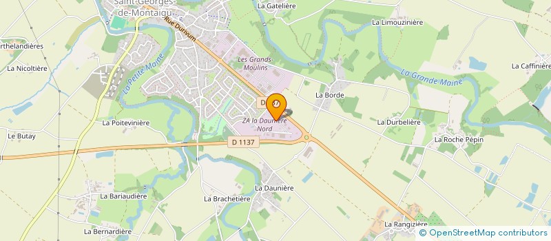 localisation de l'entreprise SAS IMMO LJH à MONTAIGU-VENDEE
