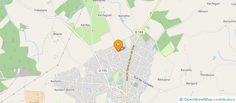 localisation de l'entreprise SAS IMMOBILIER BRETAGNE SUD à SURZUR