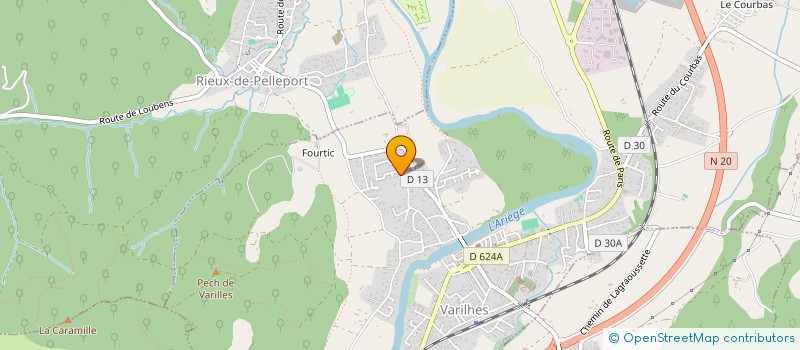 localisation de l'entreprise SAS IMMOBILIERE COULARDEAU à VARILHES