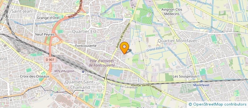 localisation de l'entreprise SAS IMMOBILIERE M1  AVIGNON