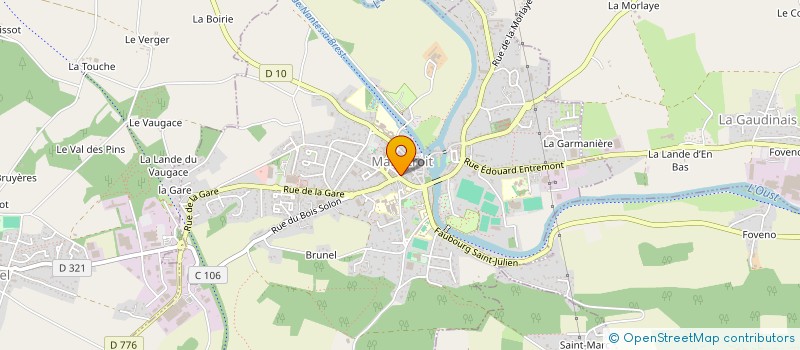 localisation de l'entreprise SAS IMMOBILIERE SAINTE-ANNE  MALESTROIT