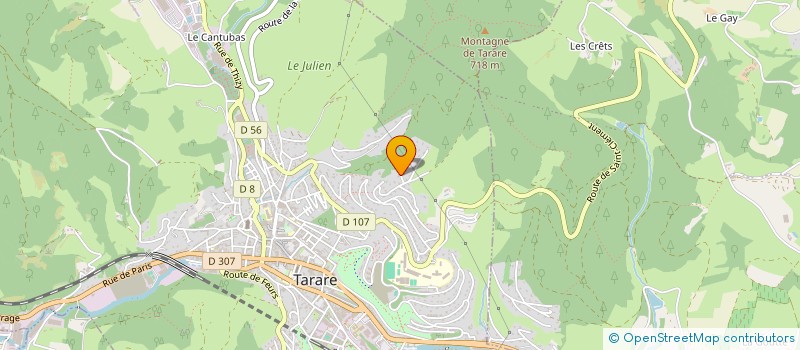 localisation de l'entreprise SAS IMMOBILIERE SAUQUE  TARARE