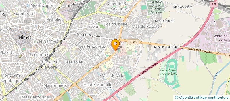 localisation de l'entreprise SAS IMMOGROU  NIMES