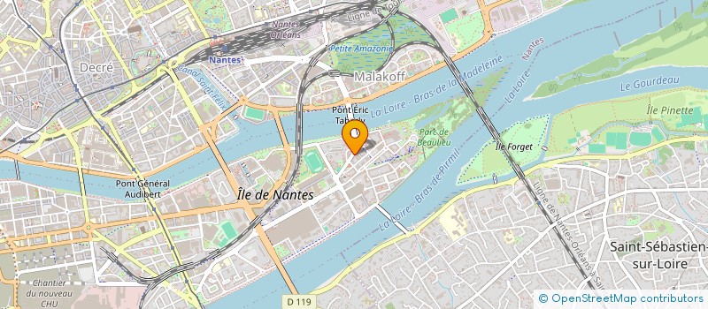 localisation de l'entreprise SAS IMOCEA à NANTES