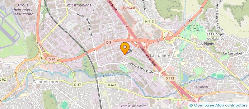localisation de l'entreprise SAS INCENDIZ EQUIPEMENTS à VITROLLES
