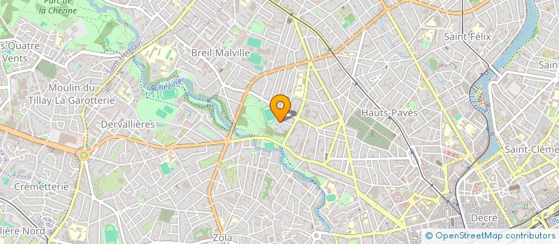 localisation de l'entreprise SAS INERGEO à NANTES