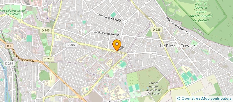 localisation de l'entreprise SAS INES FOOD à CHAMPIGNY-SUR-MARNE