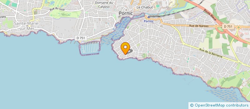 localisation de l'entreprise SAS INFASO  PORNIC