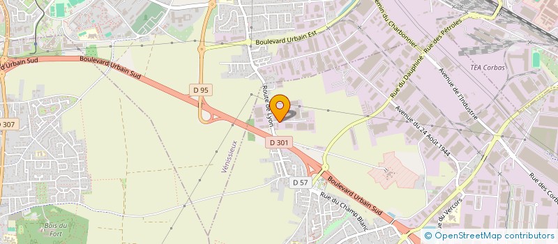 localisation de l'entreprise SAS INKWARTO à CORBAS