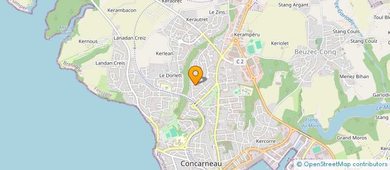 localisation de l'entreprise SAS INTERCONNECTION à CONCARNEAU