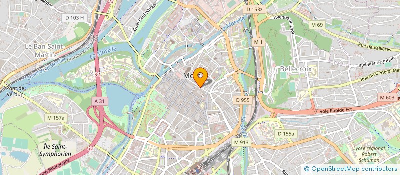 localisation de l'entreprise SAS INTIMO STORE  METZ