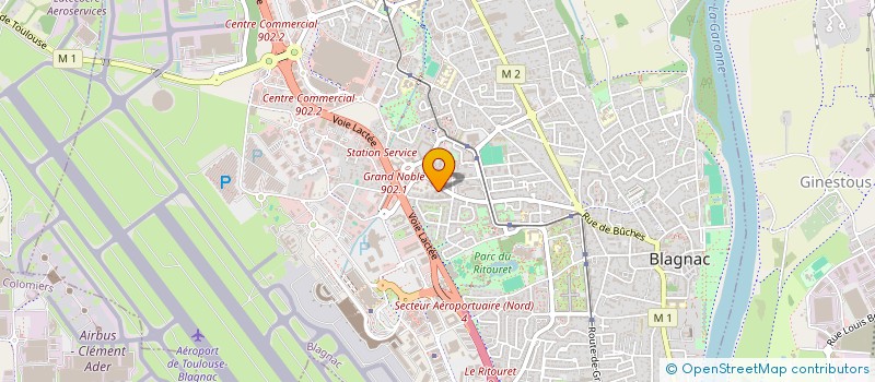 localisation de l'entreprise SAS INTRA & CO  BLAGNAC